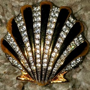 Swarovski Seashell Brooch